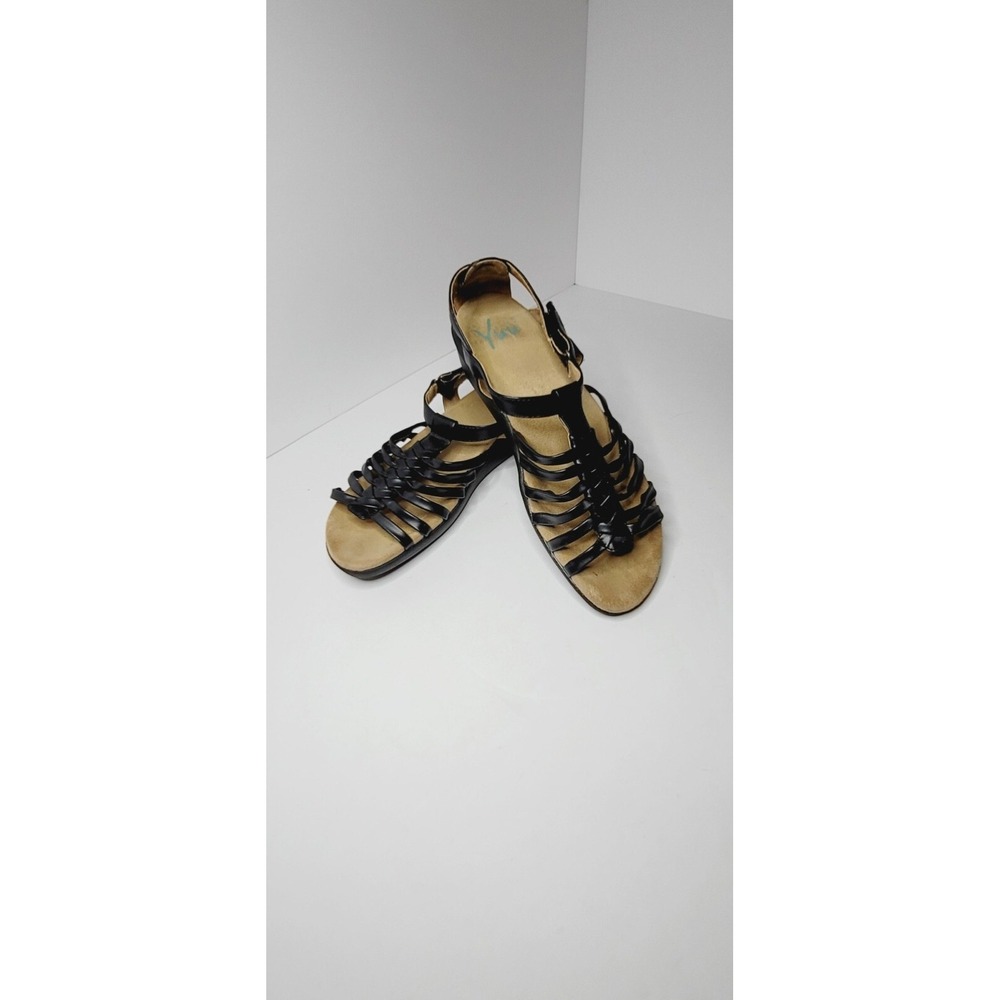 Women's Yuu - Fatima Black Sandals - Size 8.5 G8